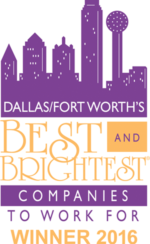 Dallas, Forth Worth's Best and Brightest Companies to Work For - Winner 2016