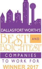 Dallas, Forth Worth's Best and Brightest Companies to Work For - Winner 2017